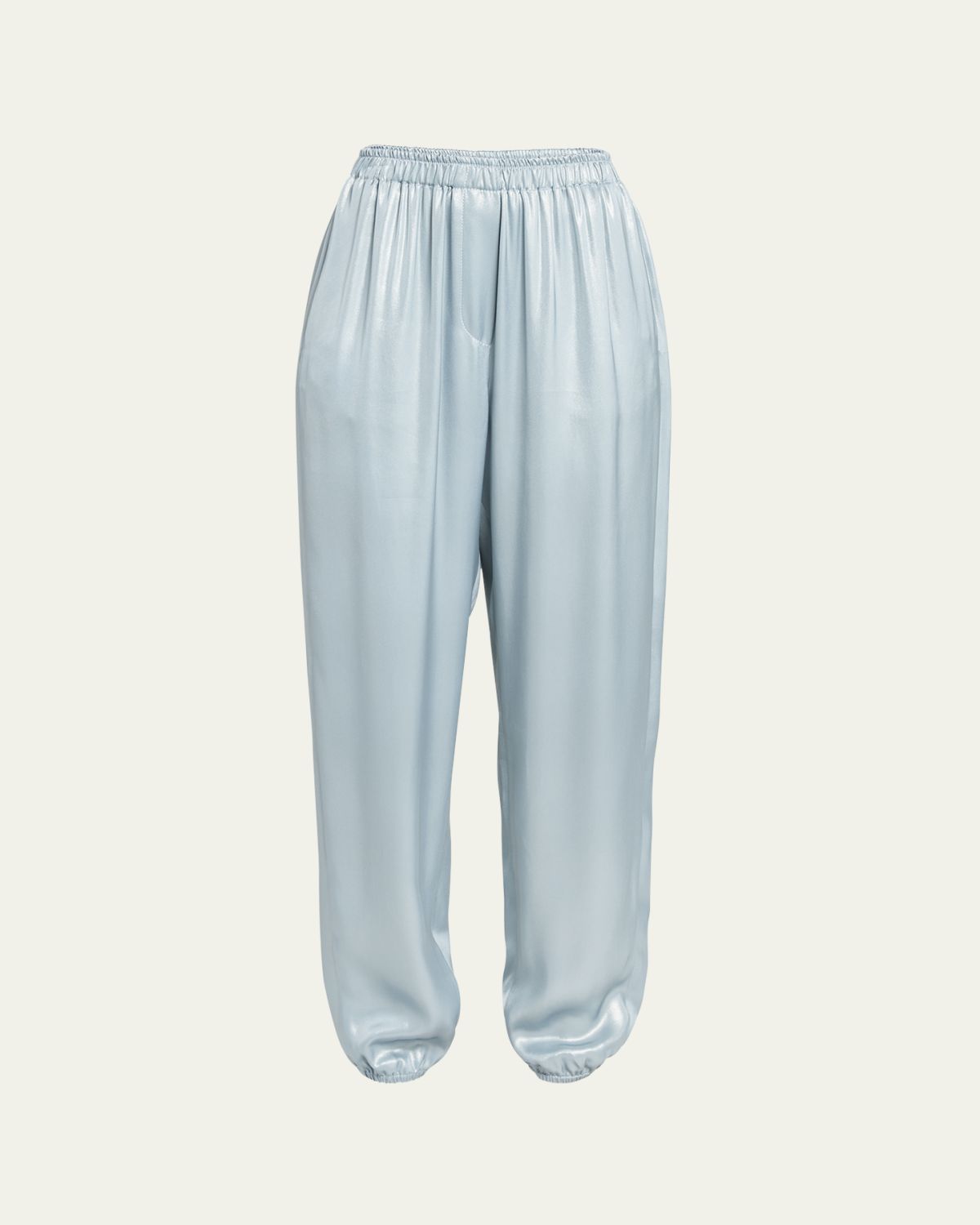 Giorgio Armani Laminated Viscose Satin Jogger Pants | Thumbnail 6 Giorgio Armani Laminated Viscose Satin Jogger Pants | Thumbnail 6
