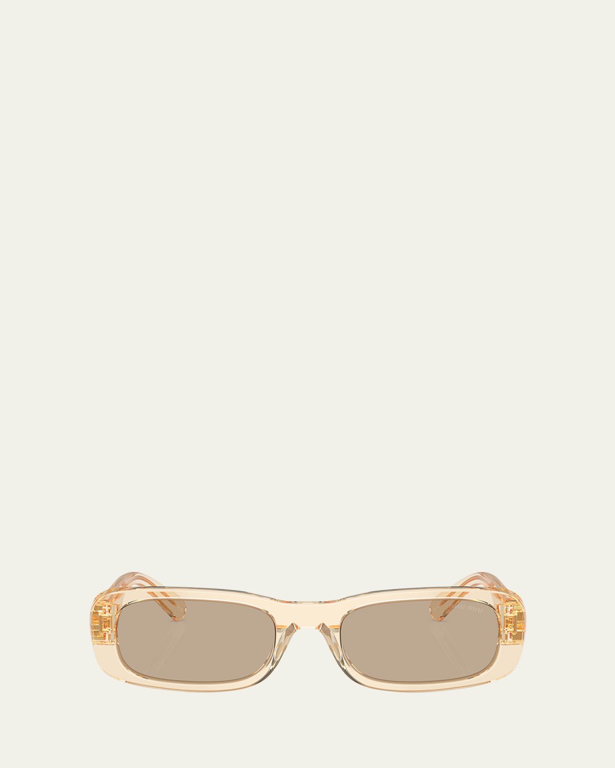 Miu Miu Logo Acetate Rectangular Sunglasses | Thumbnail 4 Miu Miu Logo Acetate Rectangular Sunglasses | Thumbnail 4