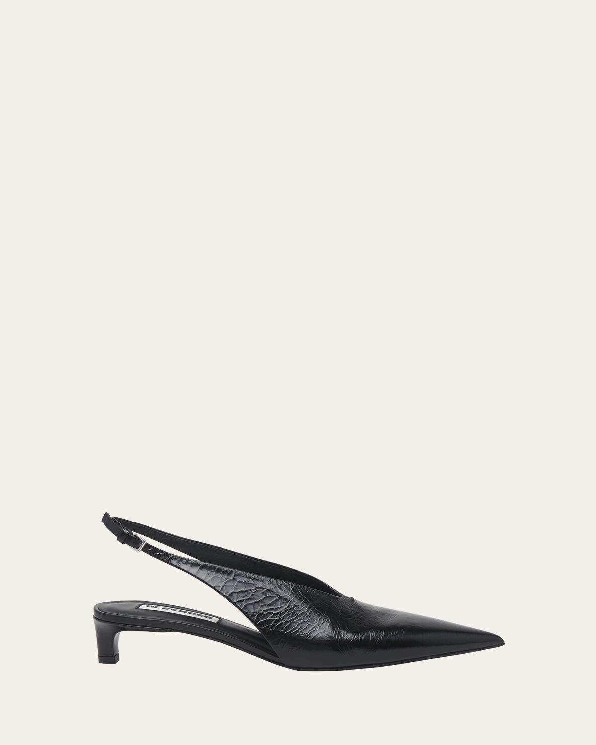 Jil Sander Calfskin Slingback Ballerina Pumps