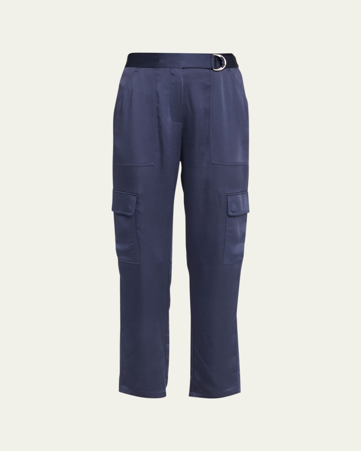 SIMKHAI Carolina Satin Straight-Leg Utility Pants | Thumbnail 6 SIMKHAI Carolina Satin Straight-Leg Utility Pants | Thumbnail 6