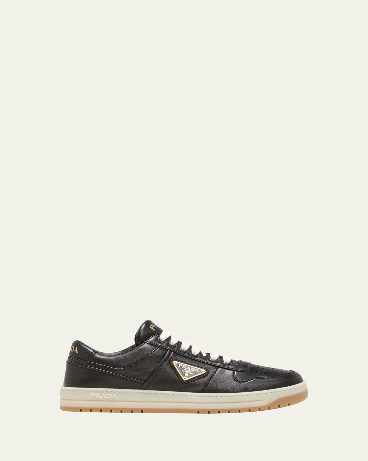 Prada Leather Low-Top Sneakers | Thumbnail 9