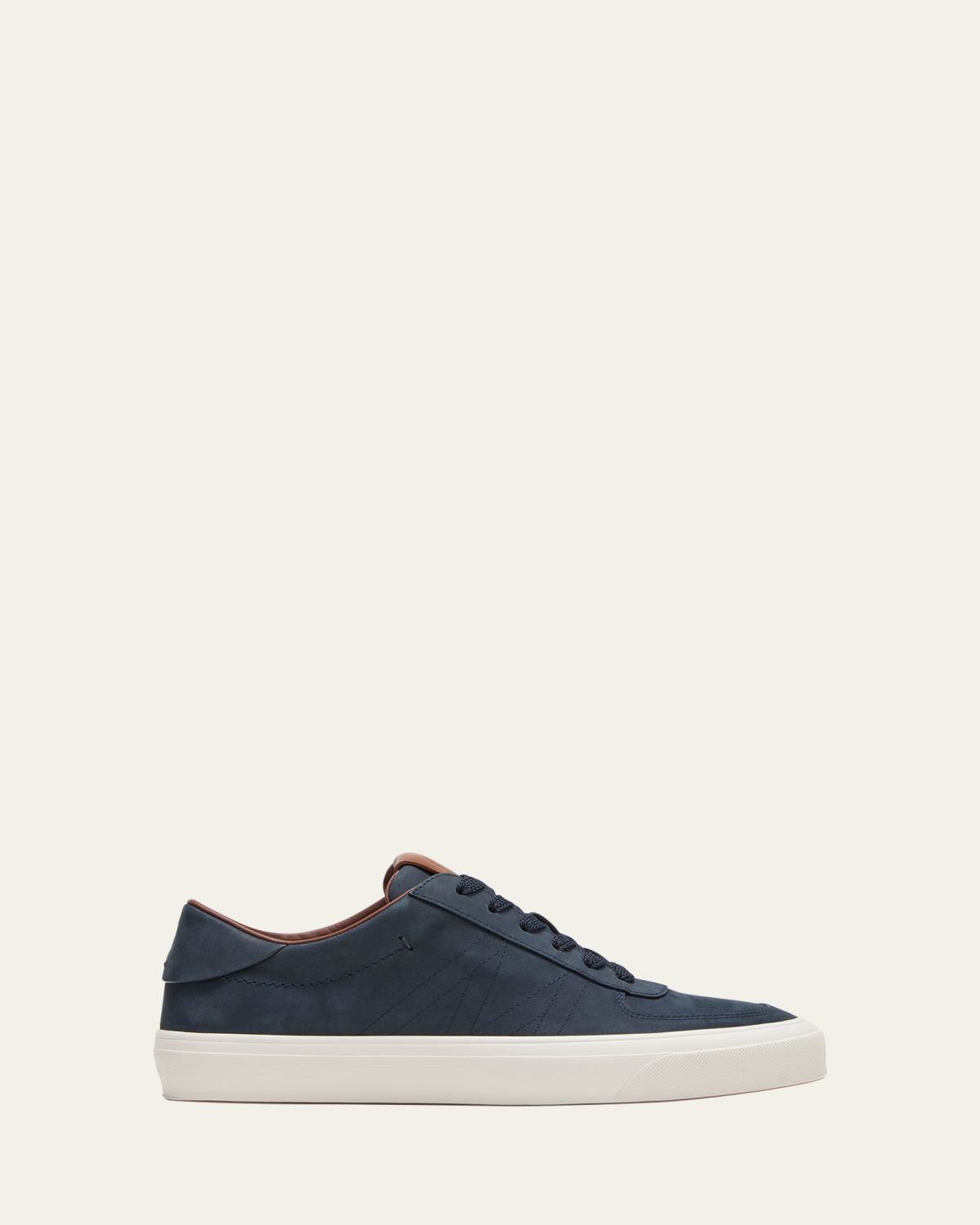 Moncler Men's Monclub Nubuck Low-Top Sneakers