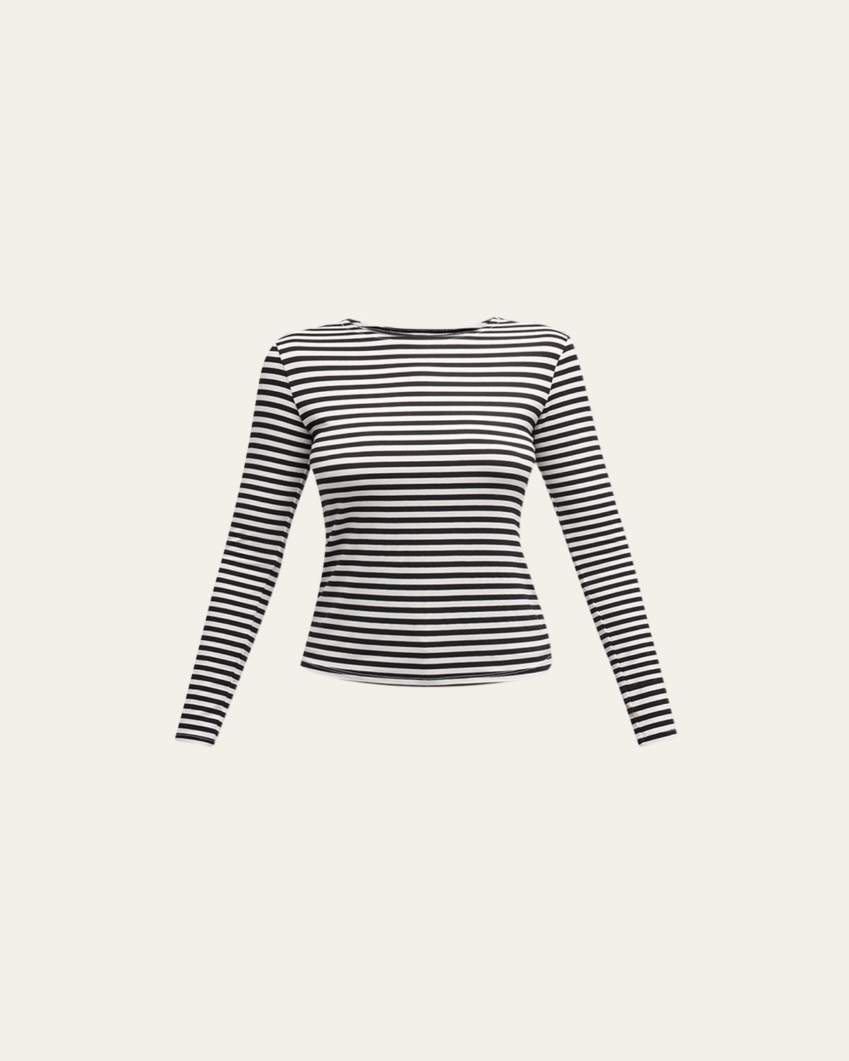 L'Agence Tess Long-Sleeve Stripe Tee