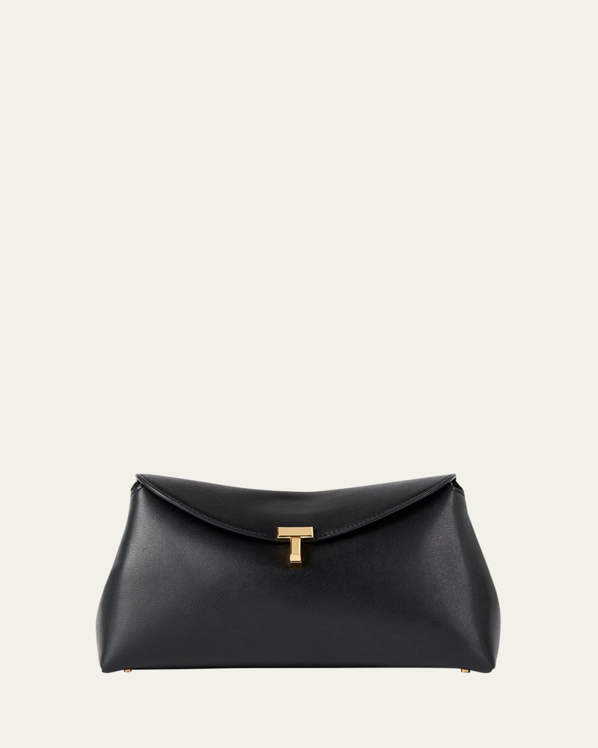 Toteme T-Lock Clutch in Palmellata Leather