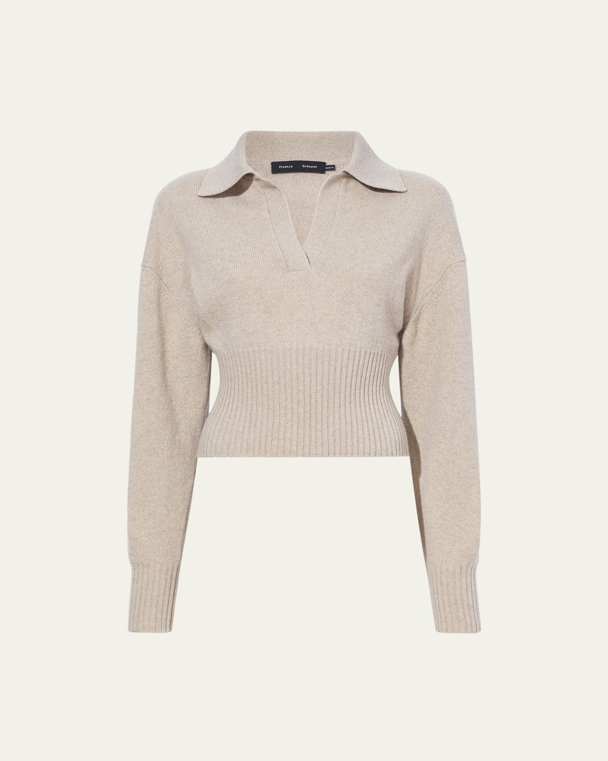 Proenza Schouler Jeanne Johnny Cashmere Wool Sweater