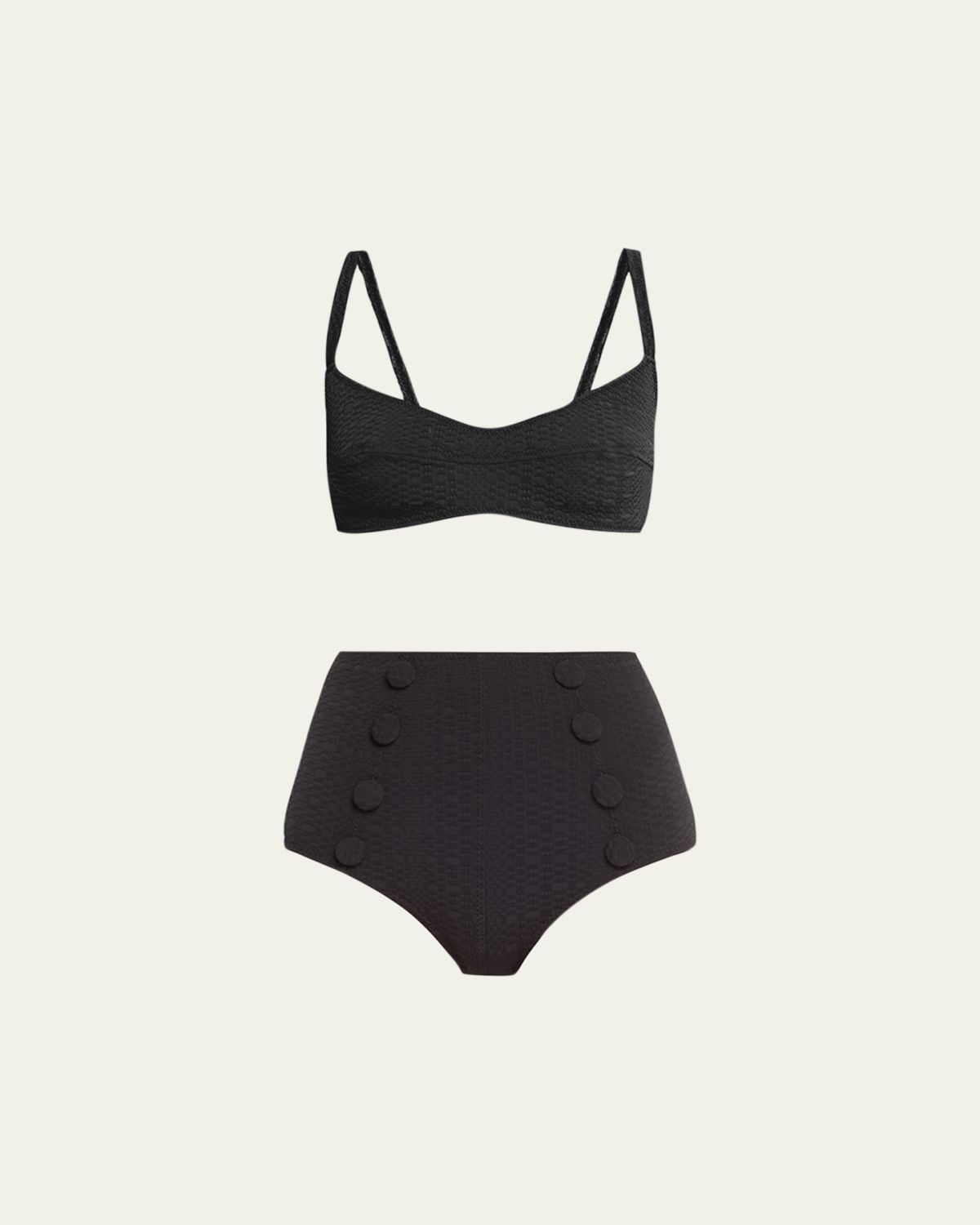 Lisa Marie Fernandez Balconette Two-Piece Bikini Set