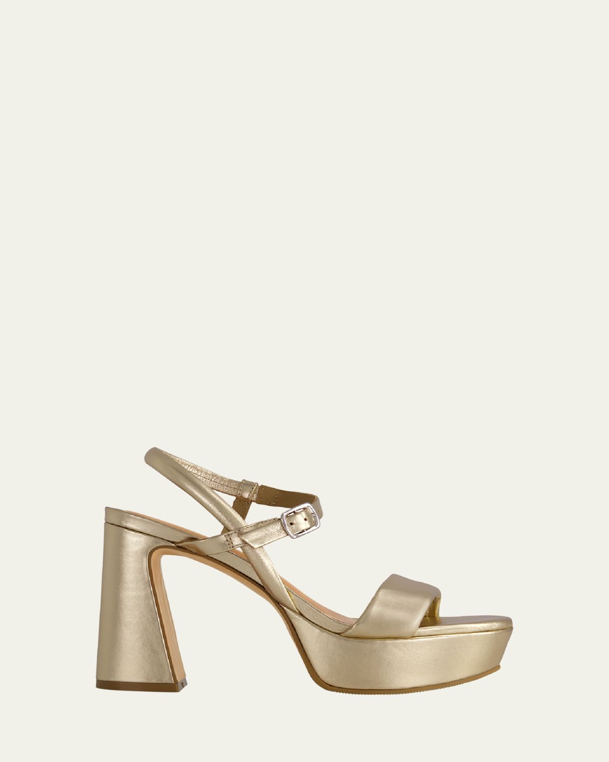 Bernardo Metallic Ankle-Strap Platform Sandals | Thumbnail 4 Bernardo Metallic Ankle-Strap Platform Sandals | Thumbnail 4