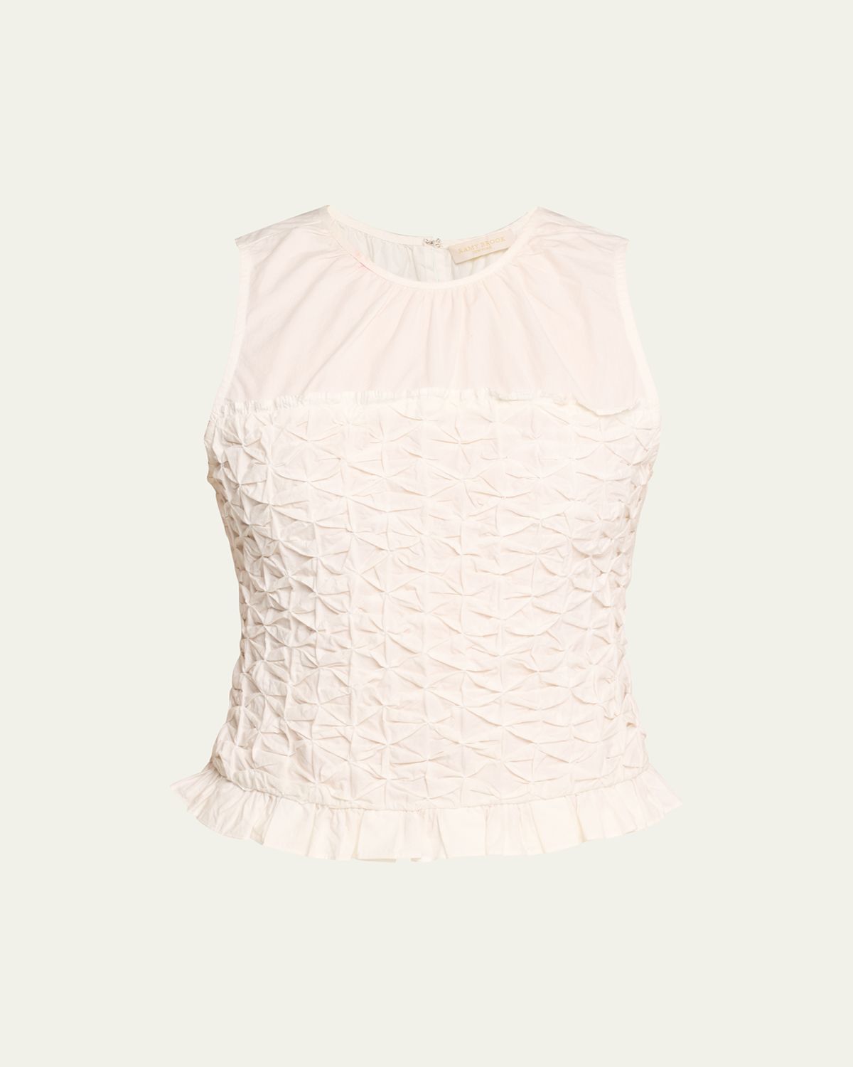 Ramy Brook Paisley Textured Ruffle-Hem Blouse | Thumbnail 6