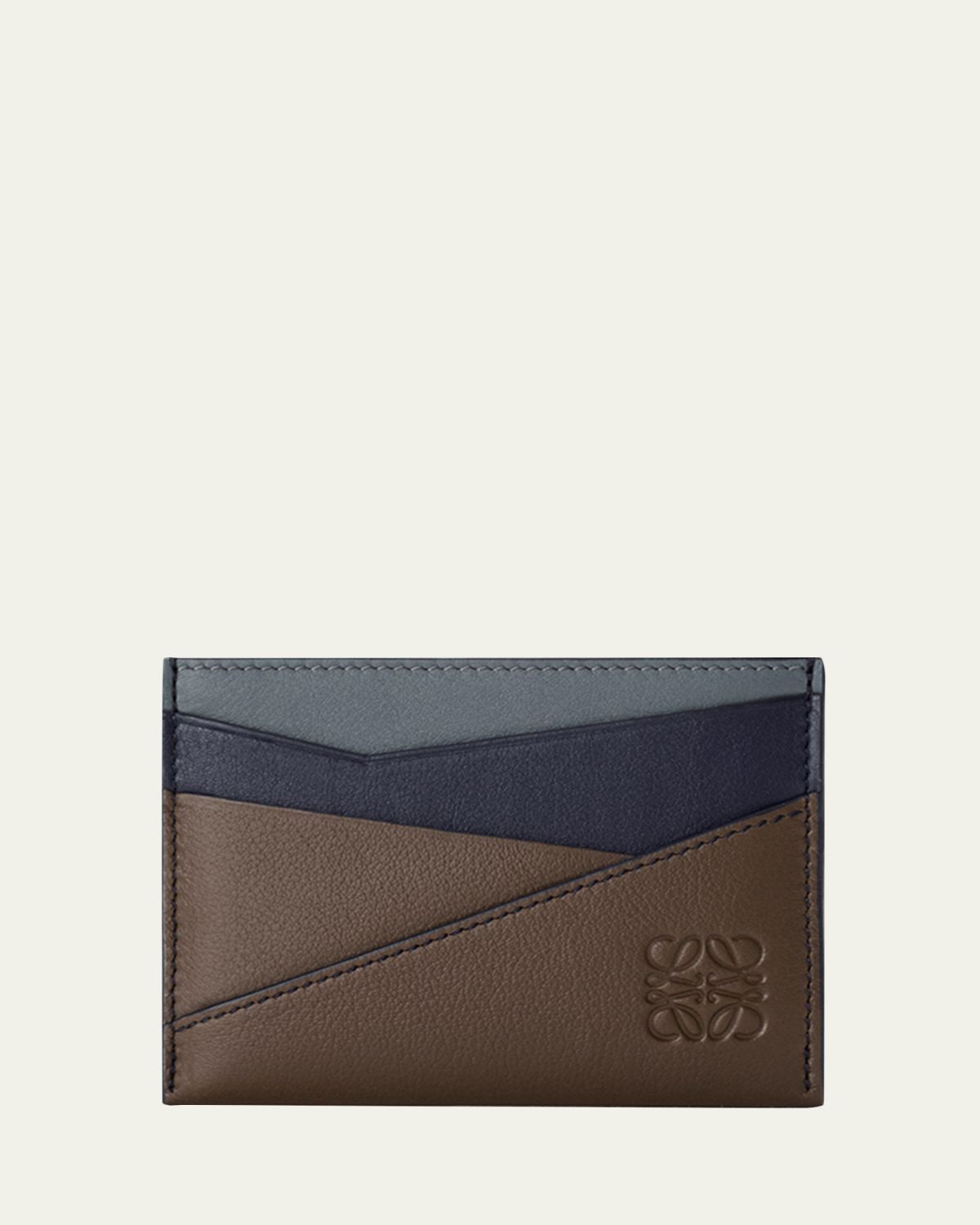 Loewe Men's Puzzle Calfskin Card Holder
