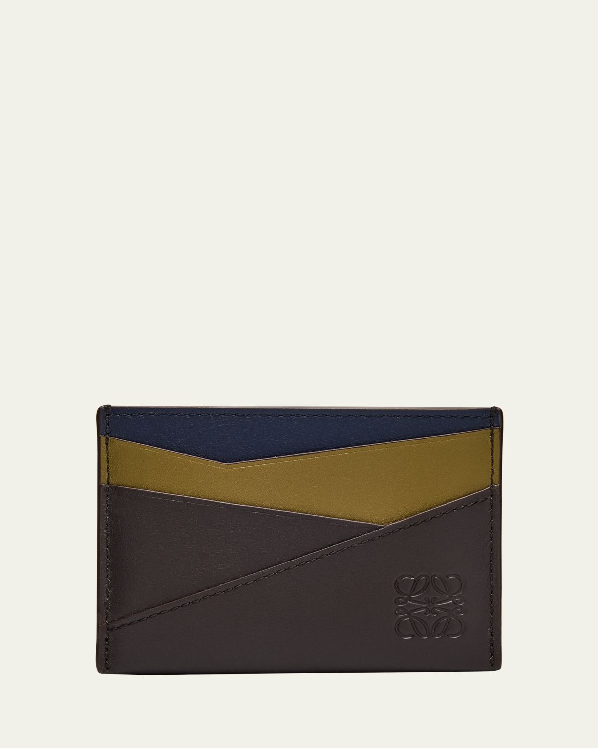 Loewe Men's Puzzle Calfskin Card Holder