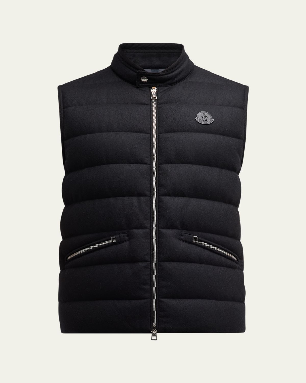 Moncler Men's Gallienne Cashmere-Blend Down Vest | Thumbnail 6