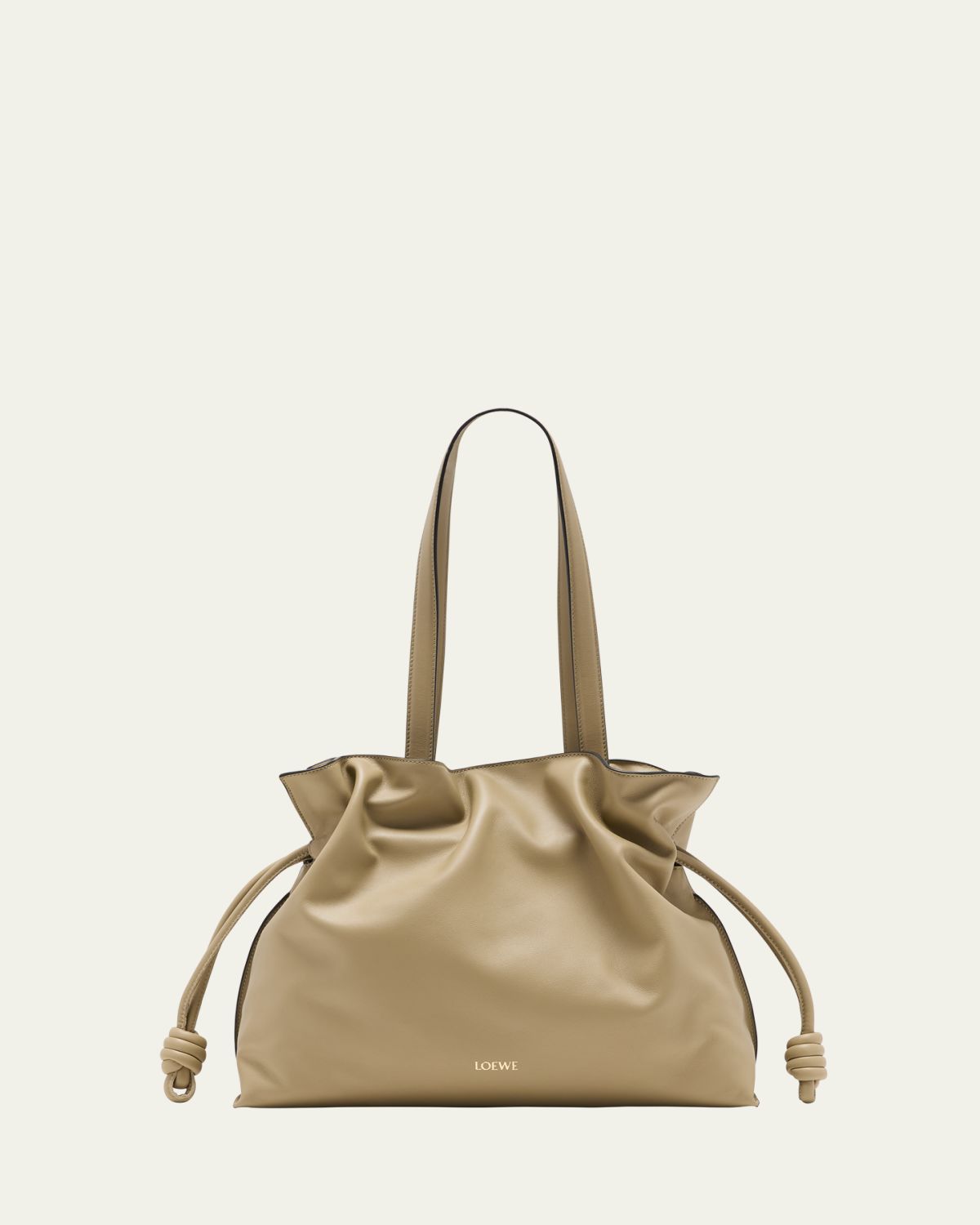 Loewe Flamenco Large Clutch Bag in Napa Leather with Golden Foil Anagram | Thumbnail 6