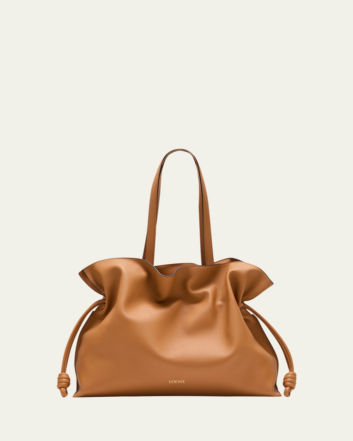 Loewe Flamenco XL Tote Bag in Napa Leather with Golden Foil Anagram