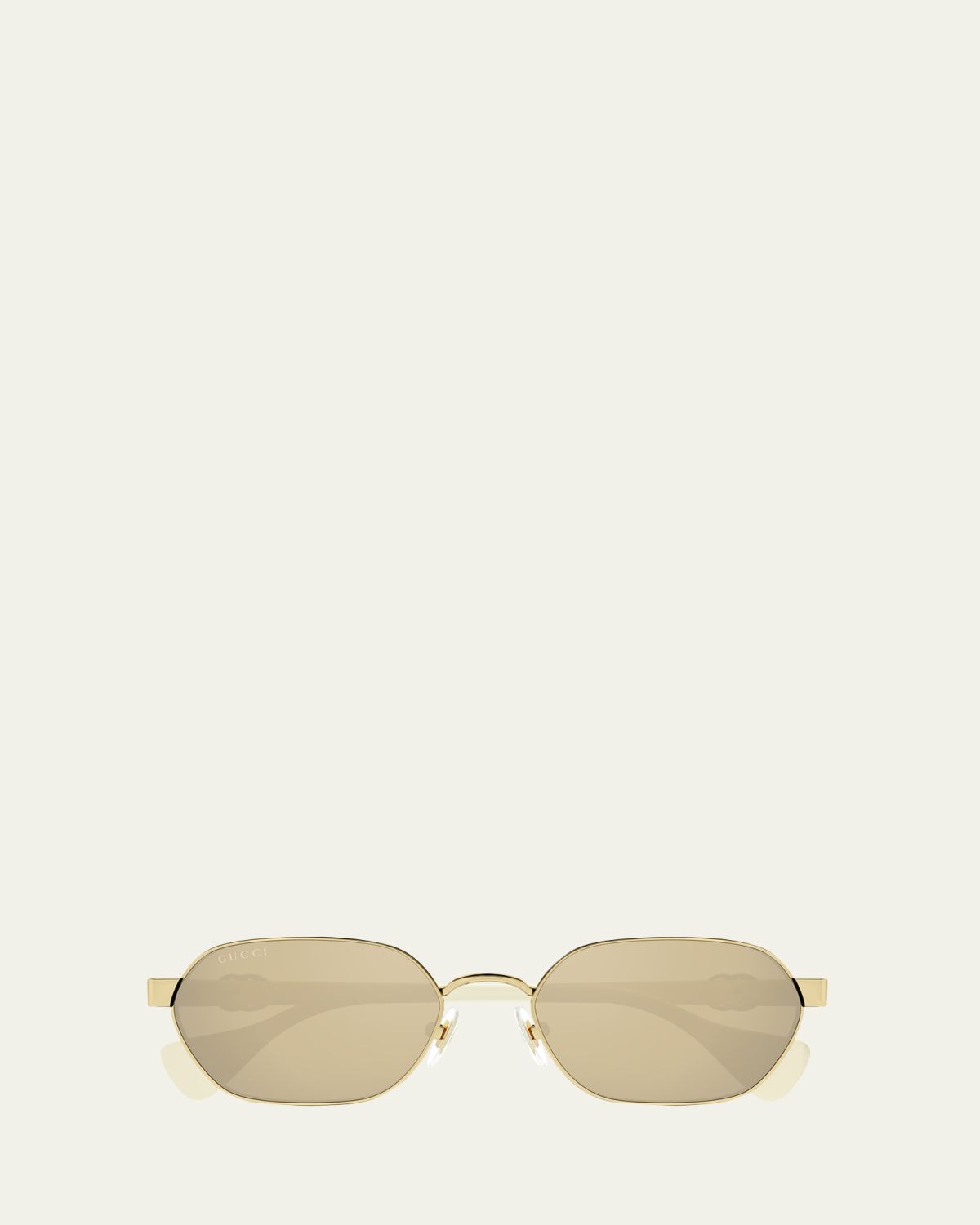 Gucci GG Logo Metal Cat-Eye Sunglasses