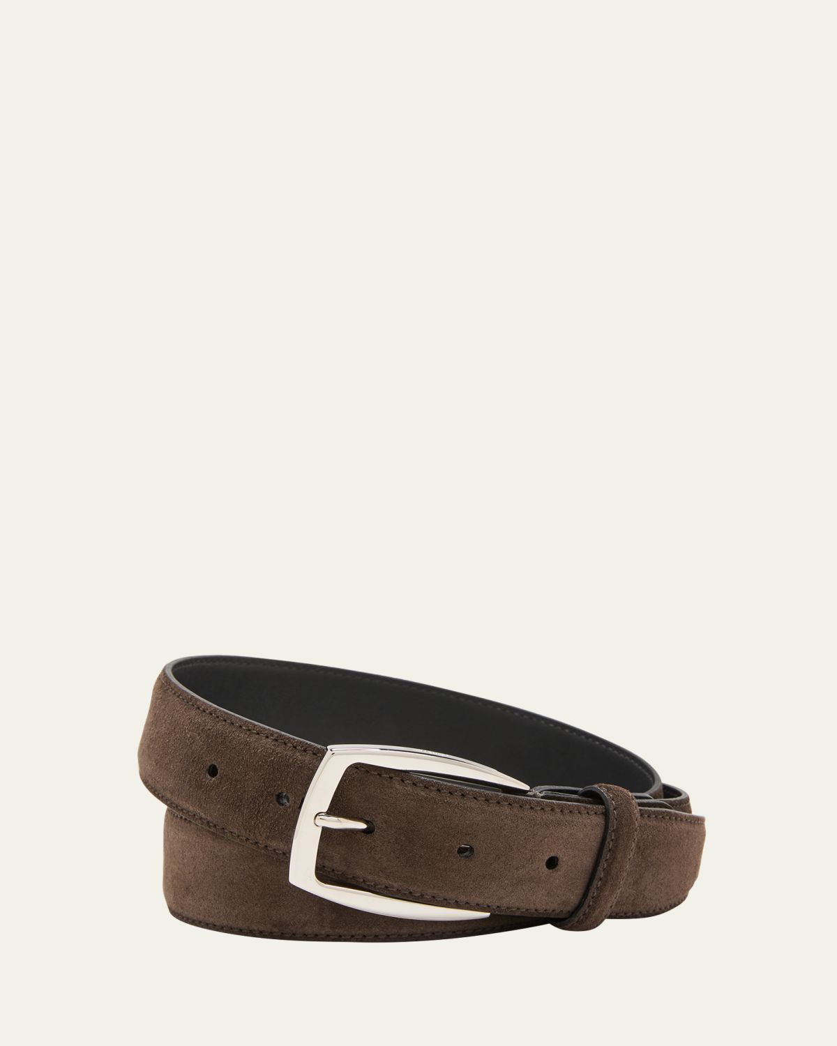 Brioni Men's Calf Suede Belt
