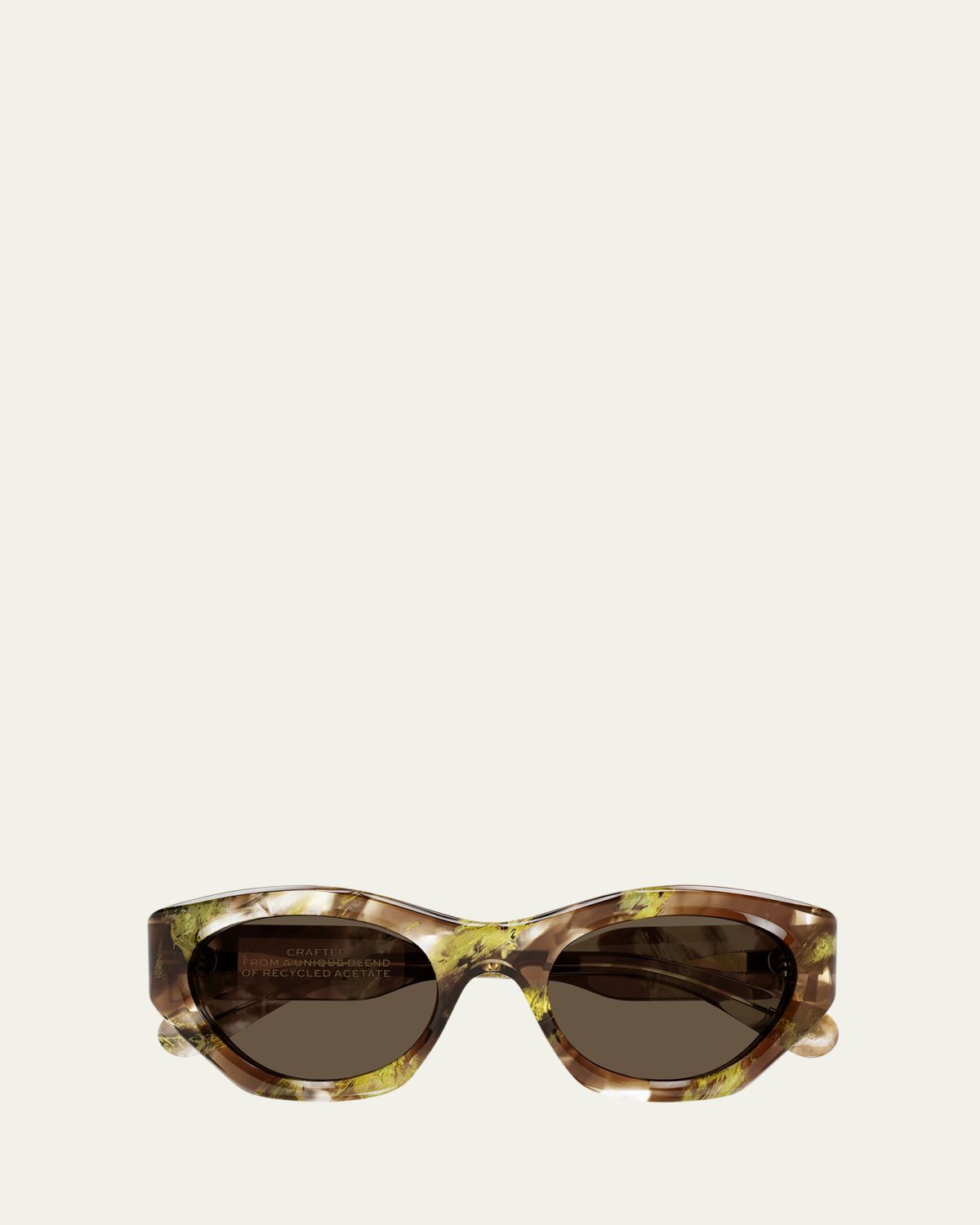 Chloe Logo Acetate Cat-Eye Sunglasses