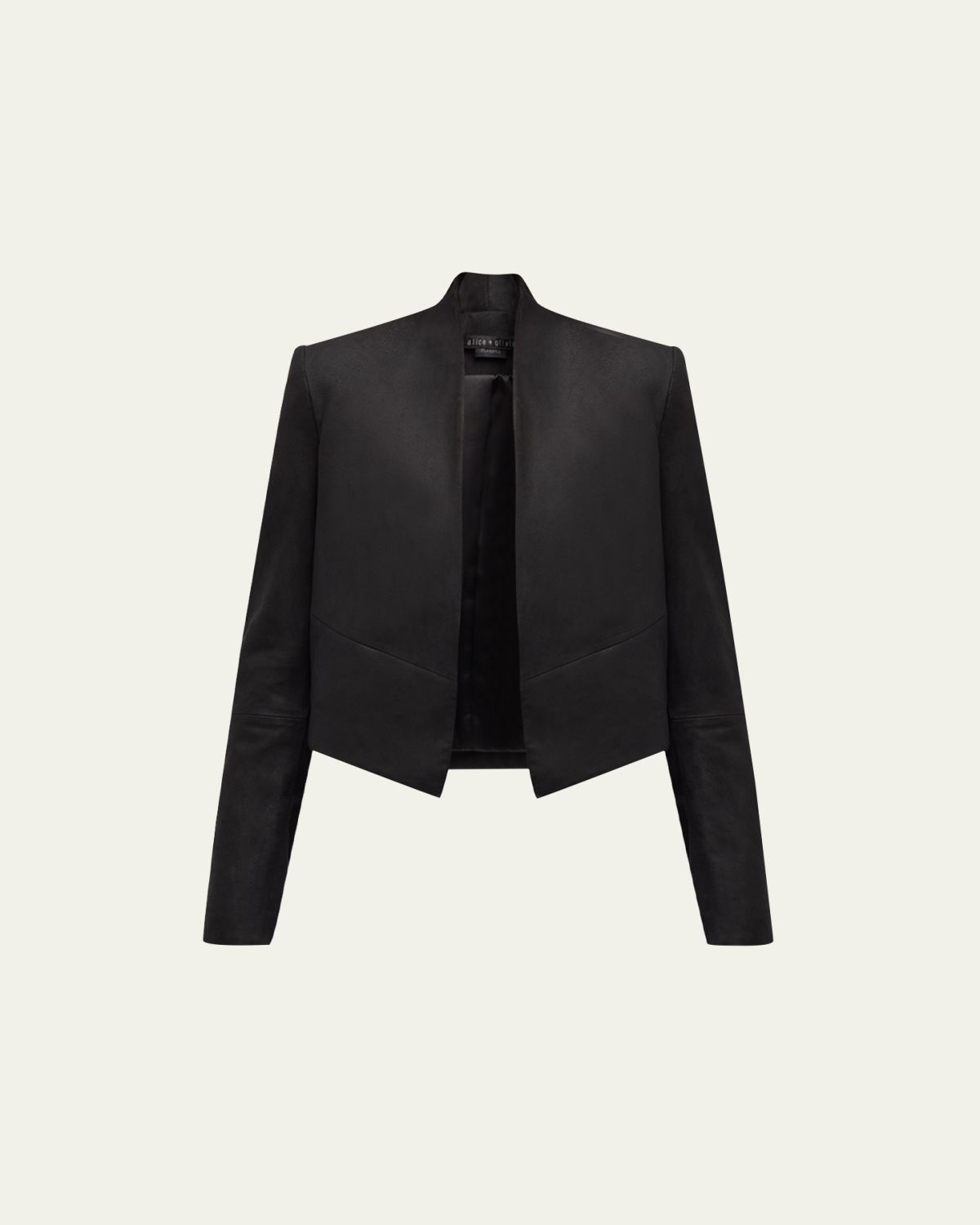 ALICE + OLIVIA New Harvey Suede Open-Front Jacket | Thumbnail 6 ALICE + OLIVIA New Harvey Suede Open-Front Jacket | Thumbnail 6