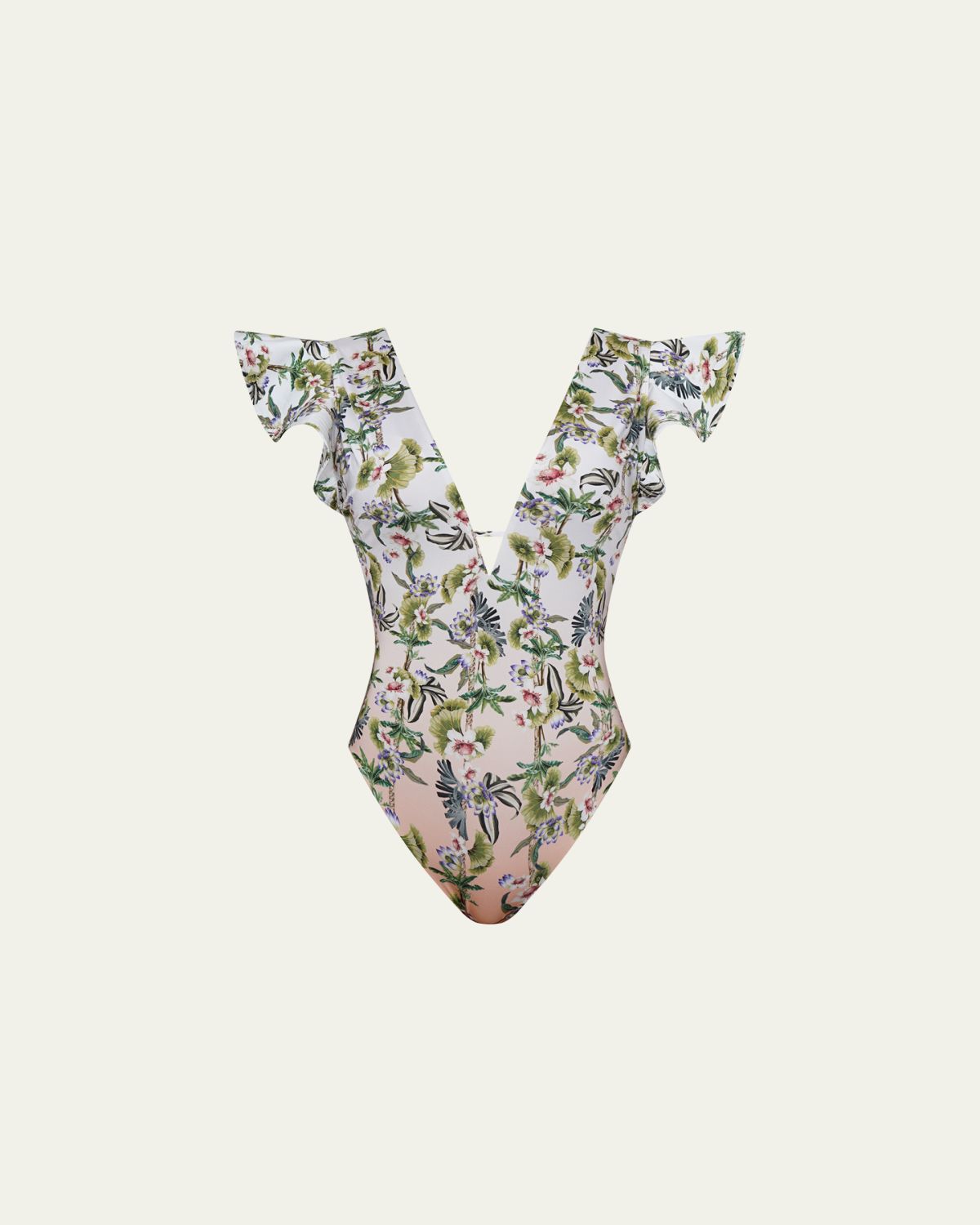 Aqua Blu Australia Daffodil-Print Mackenzie One-Piece Swimsuit (A-C Cup)