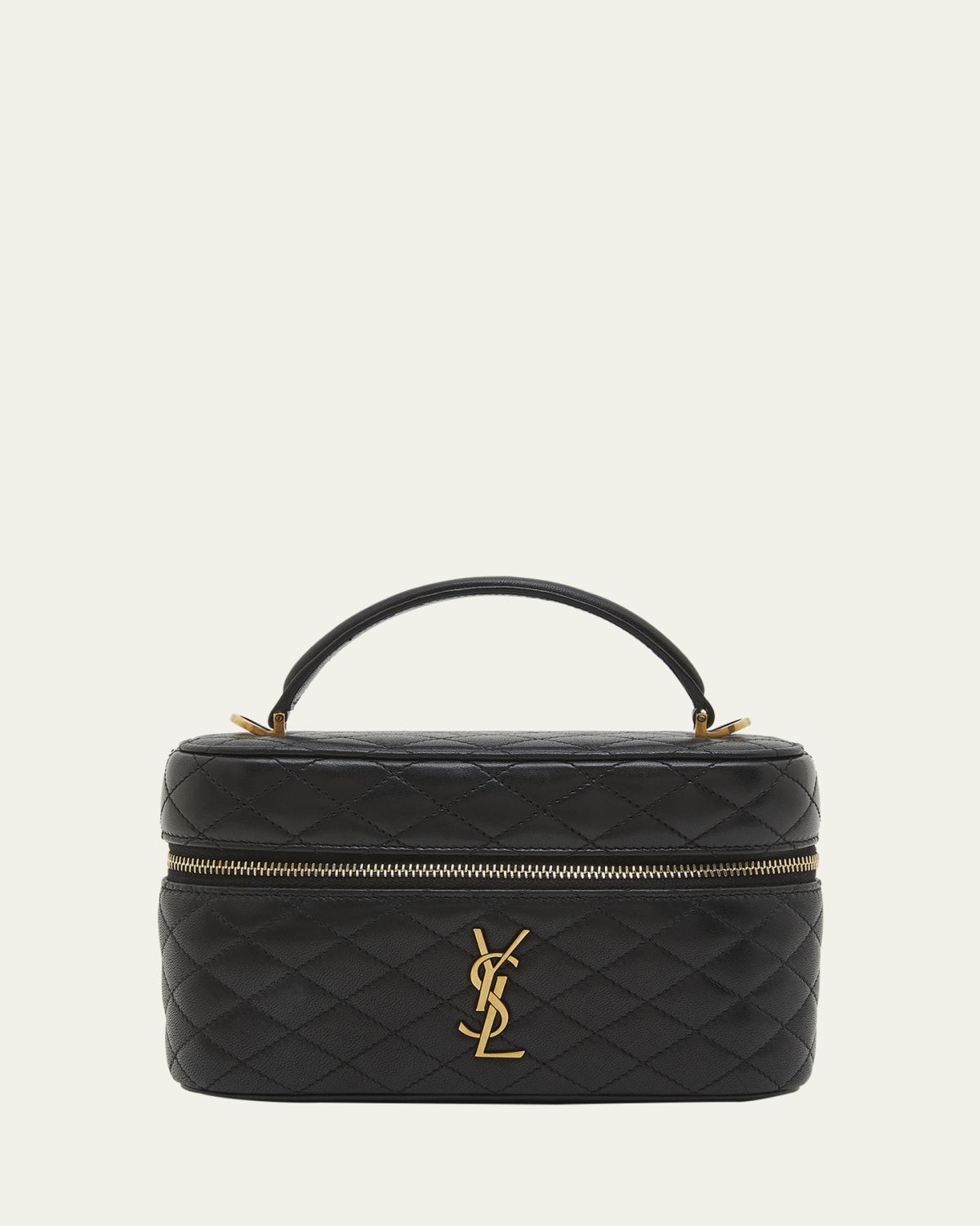 Saint Laurent Gaby Vanity Quilted Leather Bag - Women's Bags