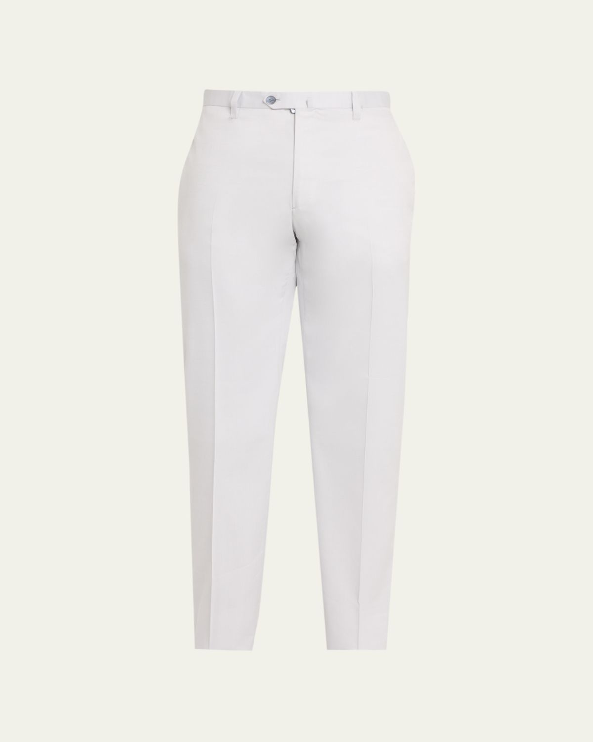 Cesare Attolini Men's Luxe Twill Flat-Front Trousers | Thumbnail 6 Cesare Attolini Men's Luxe Twill Flat-Front Trousers | Thumbnail 6