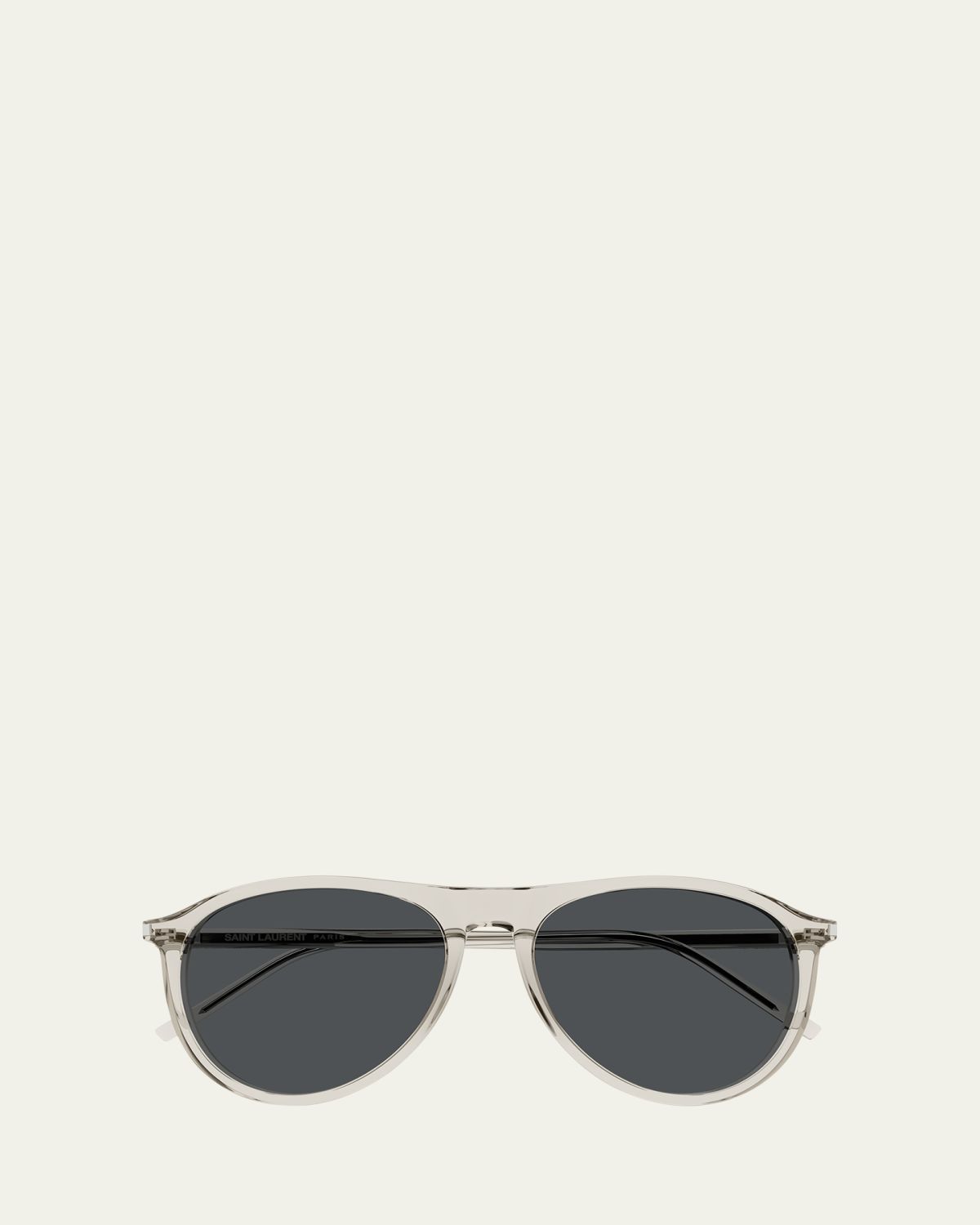 Saint Laurent Men's Sl 667 Acetate Oval Sunglasses