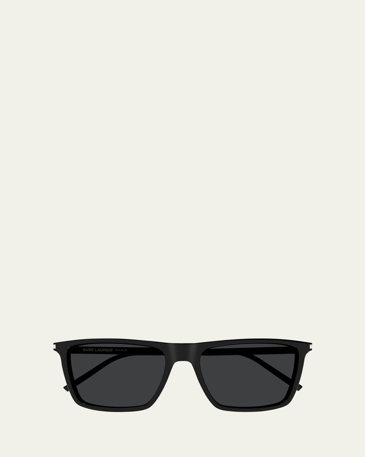 Saint Laurent Men's SL 668 Acetate Rectangle Sunglasses
