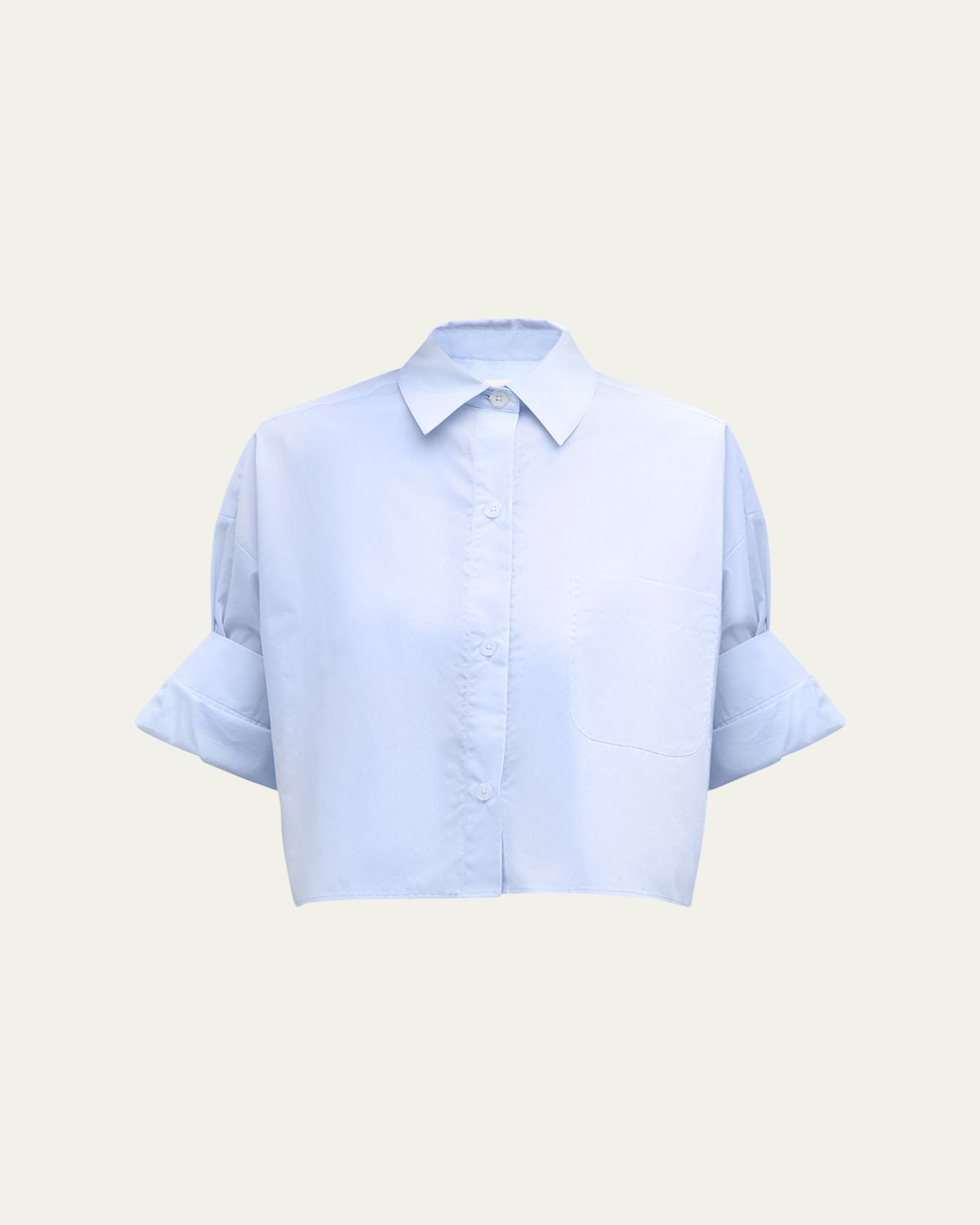 TWP Next Ex Cropped Shirt in Superfine Cotton | Thumbnail 6 TWP Next Ex Cropped Shirt in Superfine Cotton | Thumbnail 6