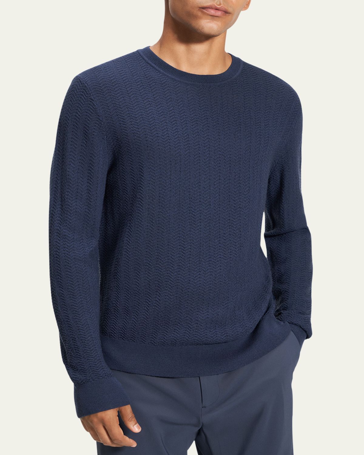 Theory Men's Merino Wool Crewneck Sweater | Thumbnail 4