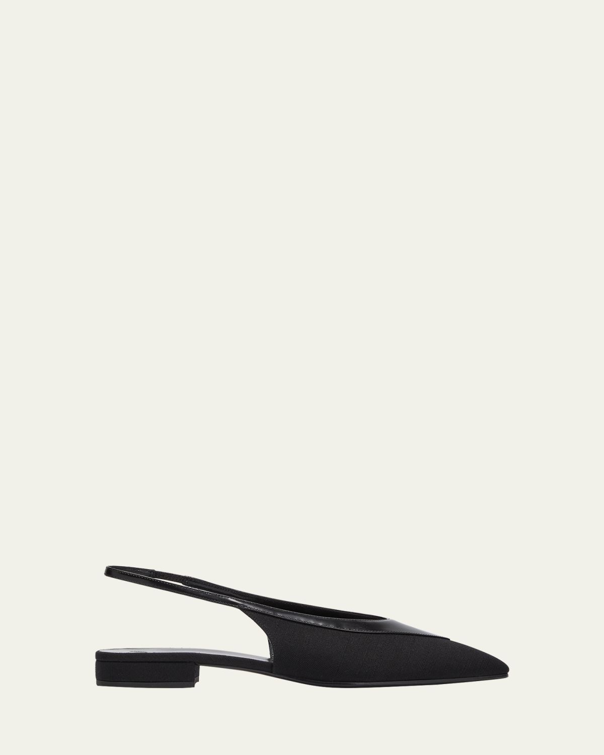 Loro Piana Rebecca Slingback Ballerina Flats