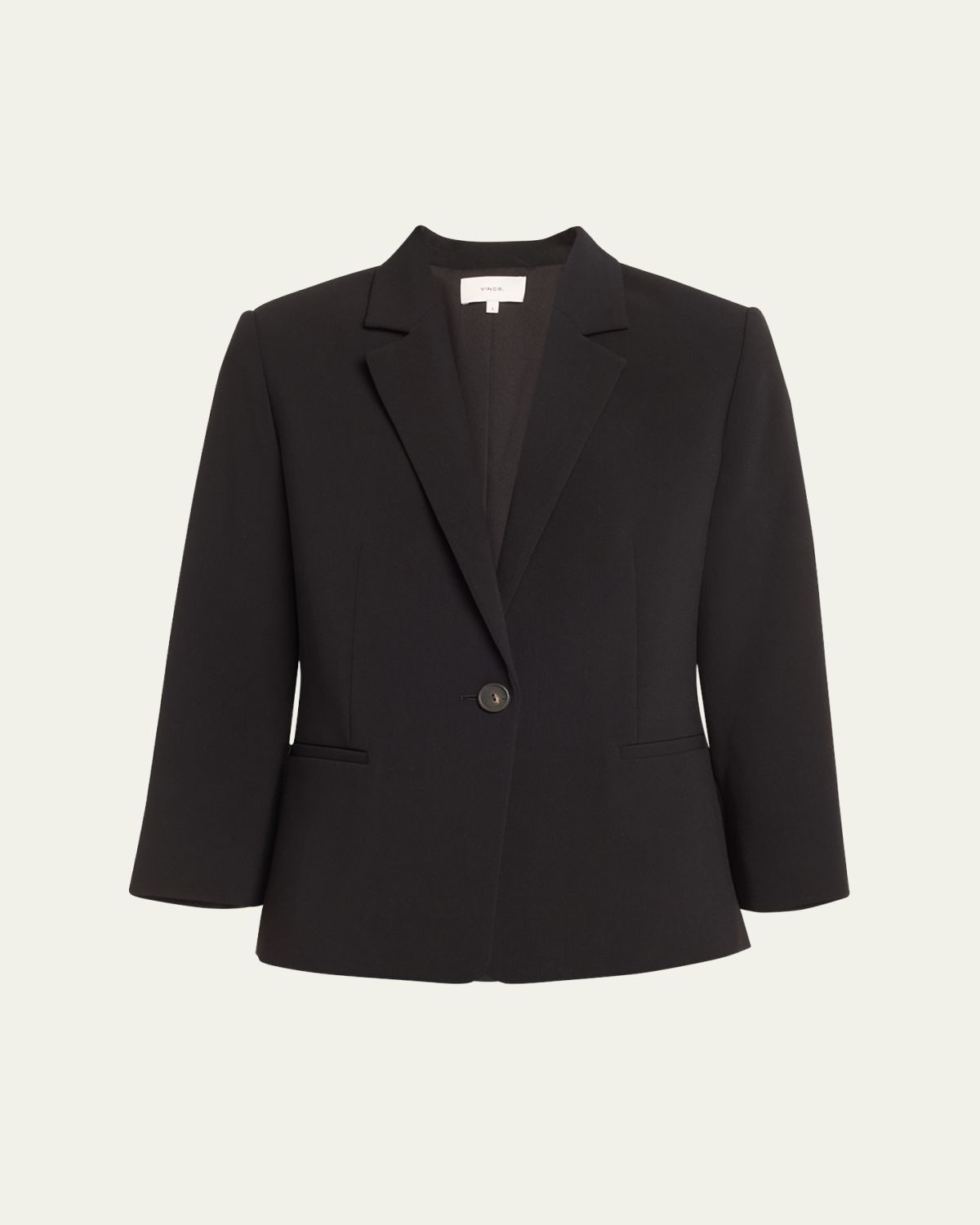 Vince Shrunken Bracelet-Sleeve Blazer