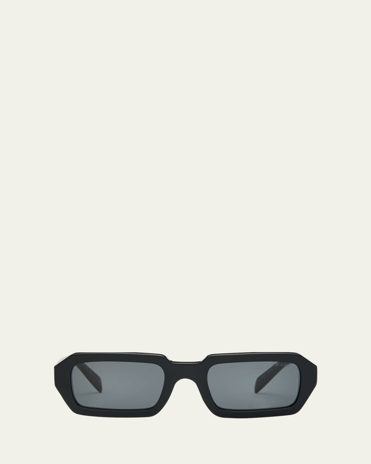 Prada Men's Acetate Rectangle Sunglasses