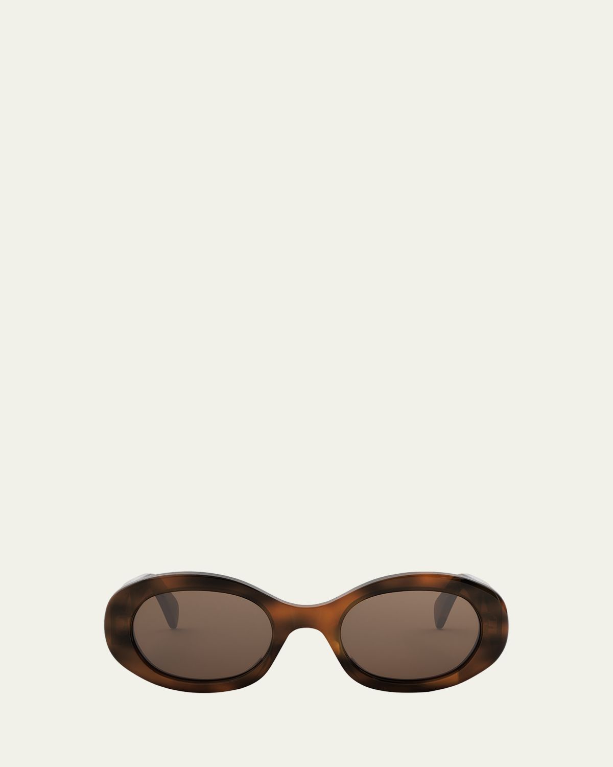 Celine Triomphe Acetate Oval Sunglasses | Thumbnail 14