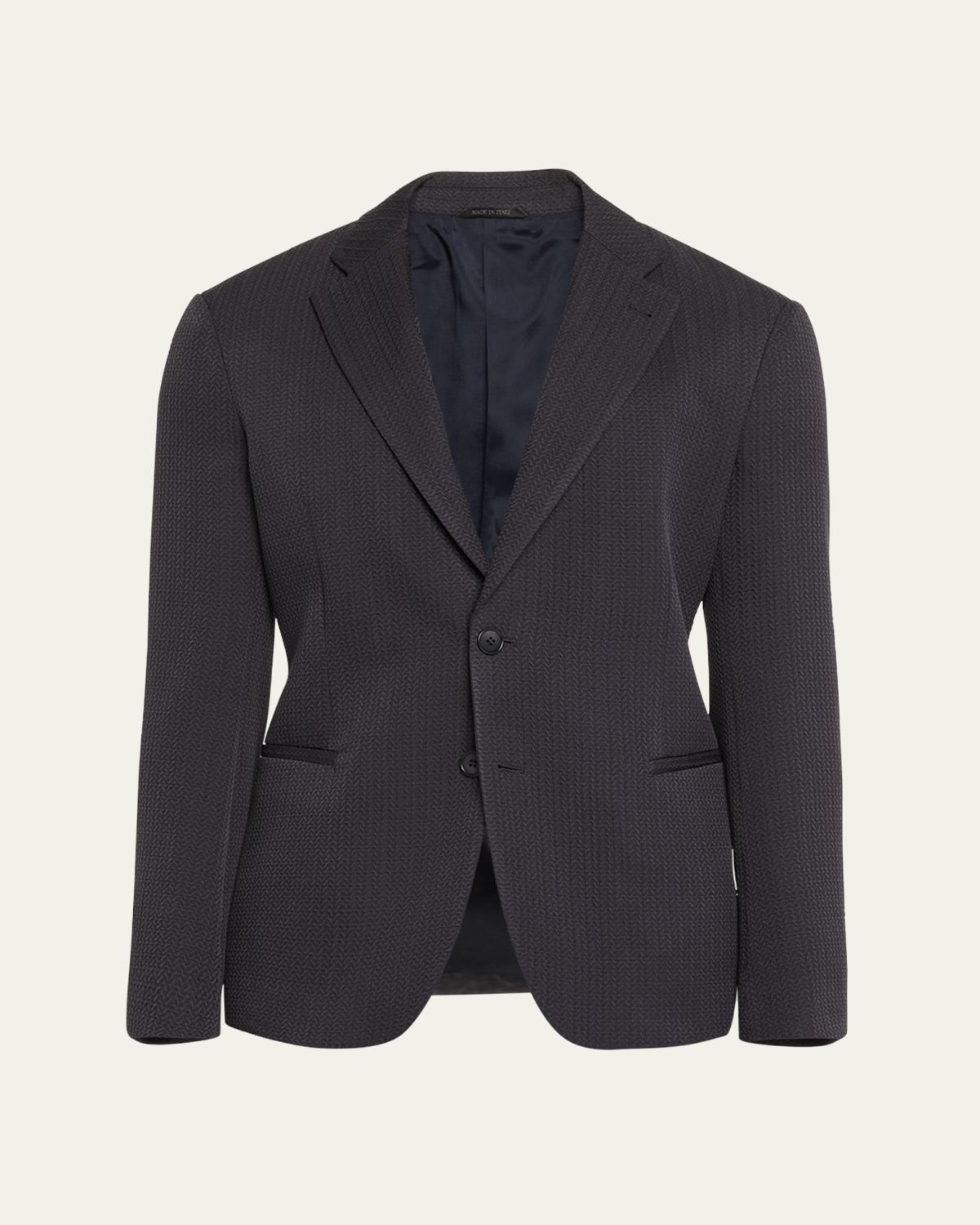 Giorgio Armani Men's Micro-Chevron Dinner Jacket