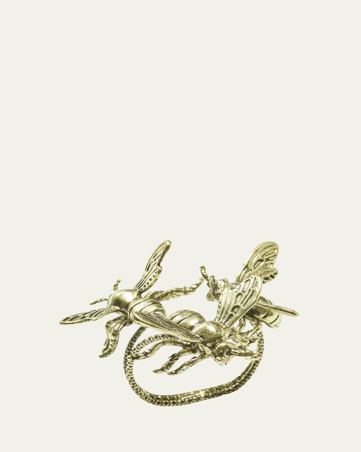 Kim Seybert Hive Napkin Rings, Set of 4