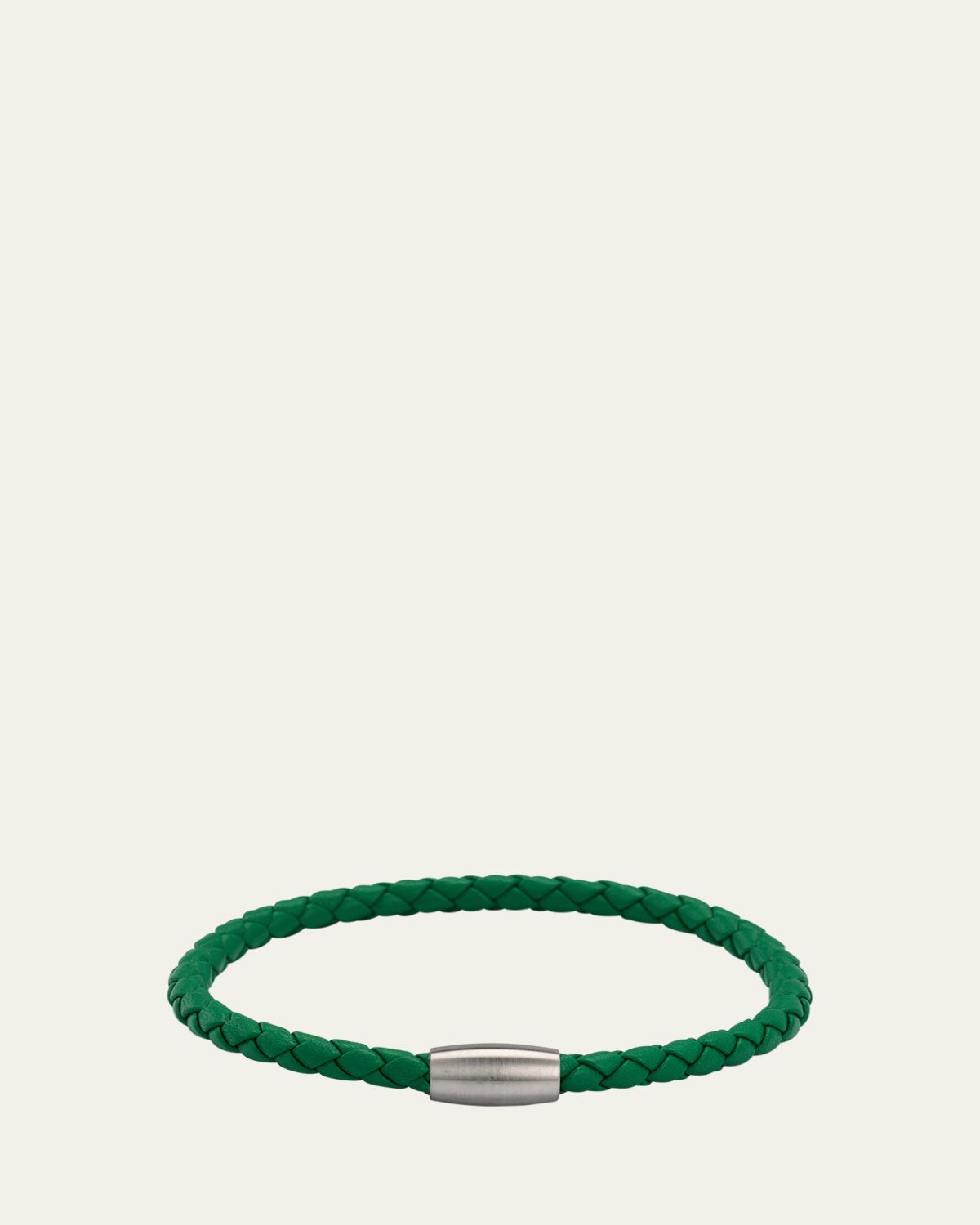 Jan Leslie Men's Magnetic Braided Leather Bracelet | Thumbnail 6 Jan Leslie Men's Magnetic Braided Leather Bracelet | Thumbnail 6