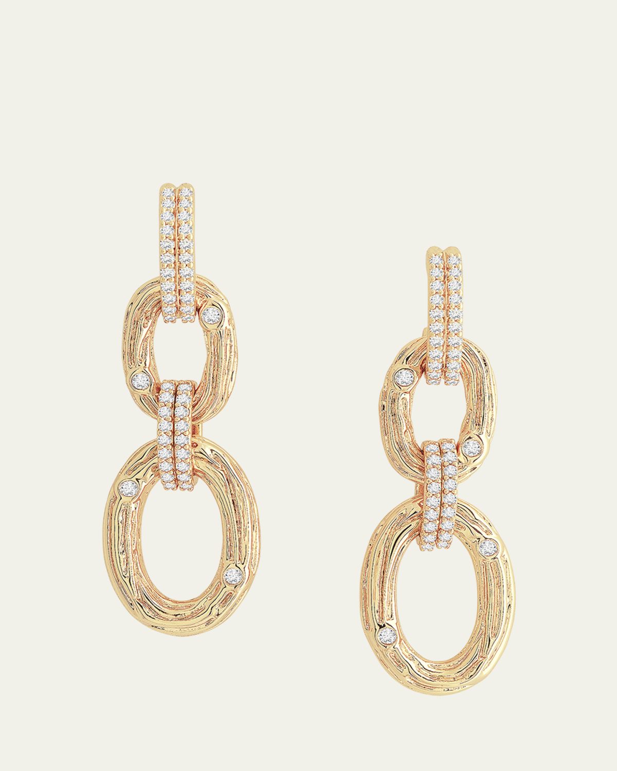 Anabel Aram Jewelry Cubic Zirconia Enchanted Forest Chain Earrings | Thumbnail 5 Anabel Aram Jewelry Cubic Zirconia Enchanted Forest Chain Earrings | Thumbnail 5