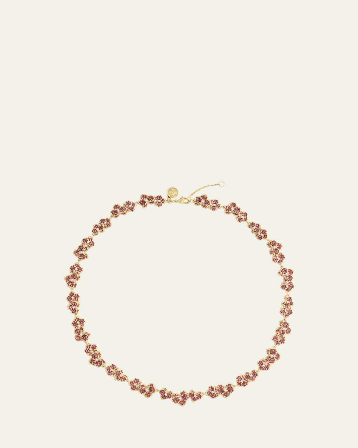 Anabel Aram Jewelry Cubic Zirconia Orchid Necklace | Thumbnail 5