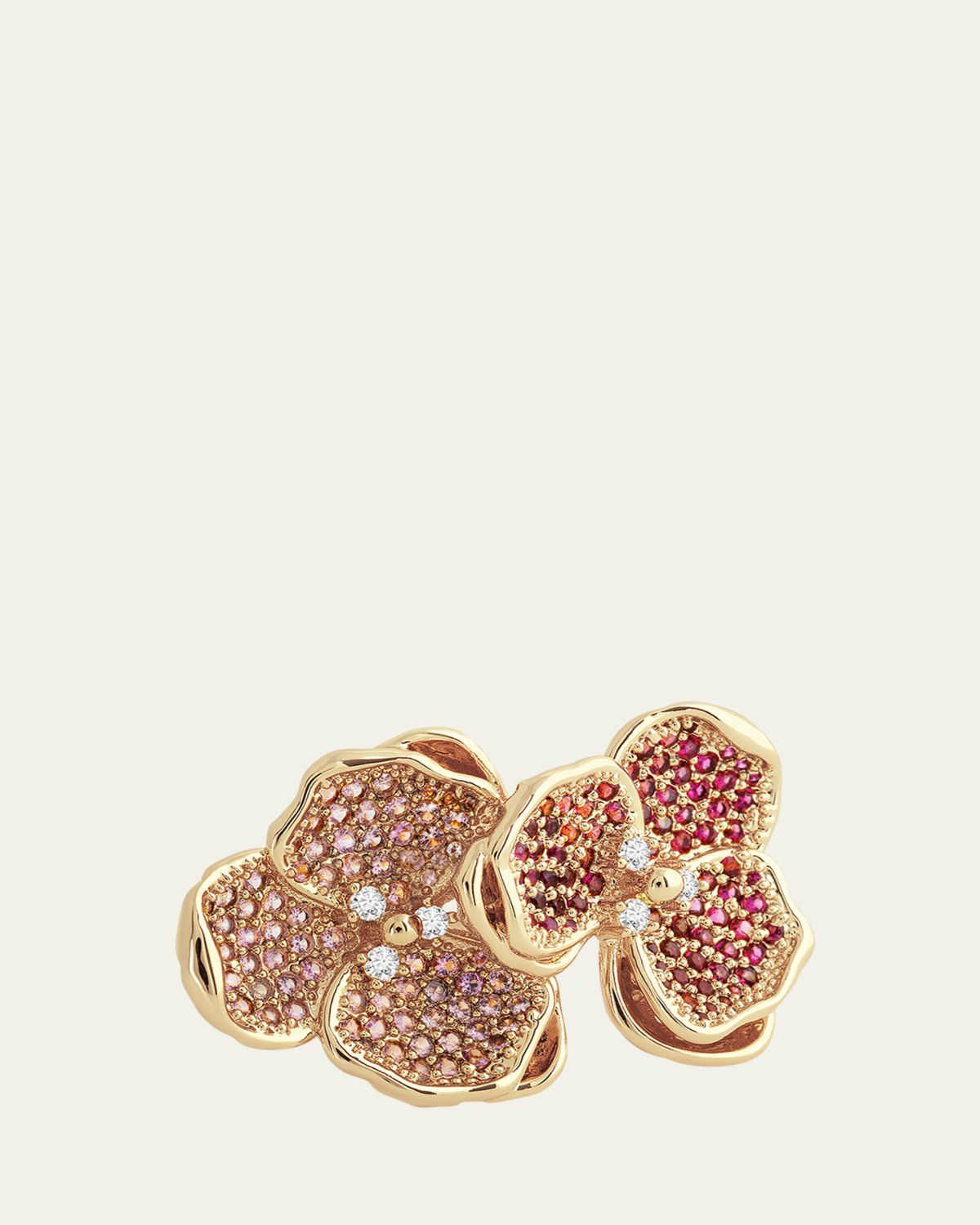 Anabel Aram Jewelry Cubic Zirconia Orchid Ring