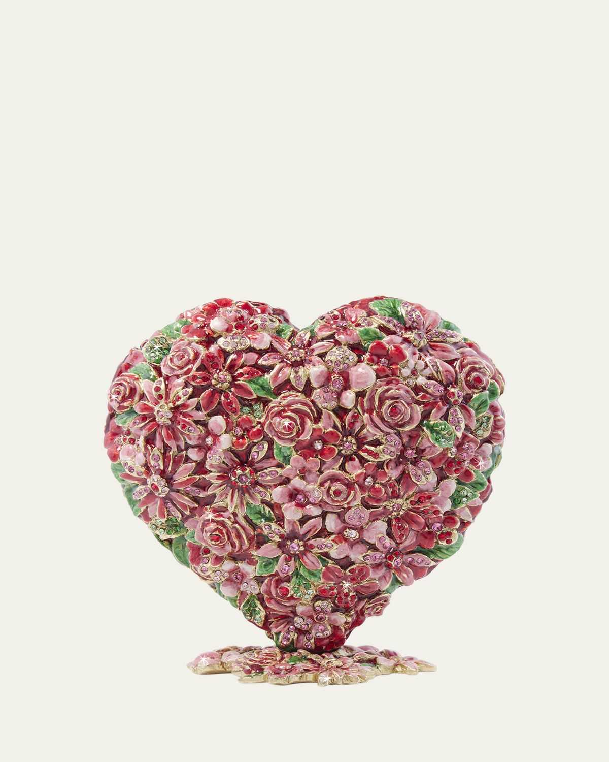 Jay Strongwater Floral Heart Objet | Thumbnail 5