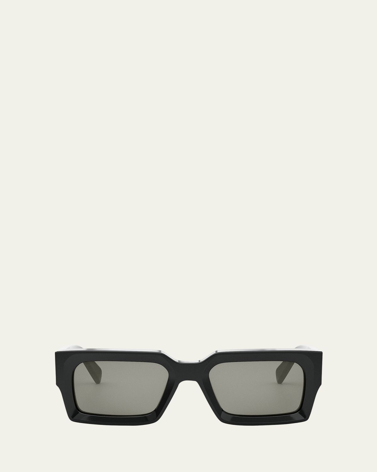 Celine Men's 3-Dot Acetate Rectangle Sunglasses