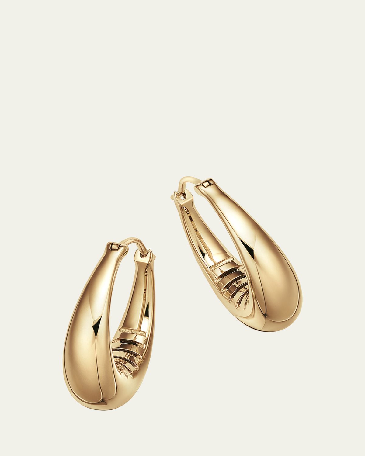 Futura Jewelry Reflective Hoop Earrings