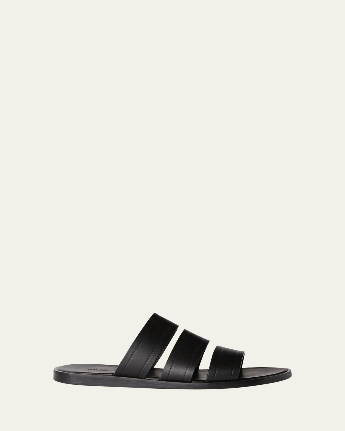 Loro Piana Men's Naha Seawalk Leather Slide Sandals | Thumbnail 8 Loro Piana Men's Naha Seawalk Leather Slide Sandals | Thumbnail 8