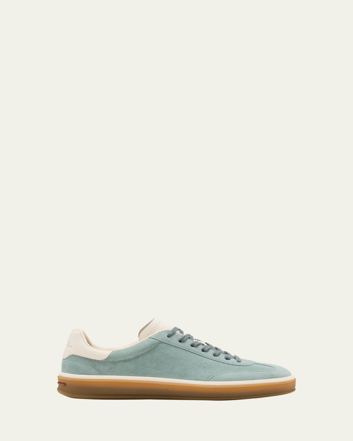 Loro Piana Men's Tennis Walk Suede Low-Top Sneakers