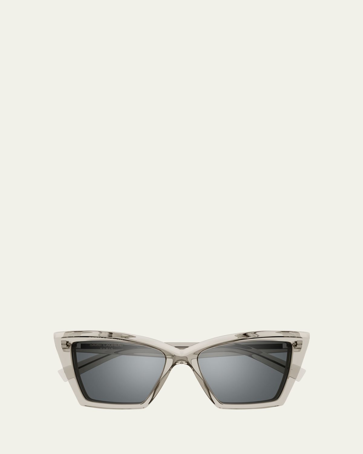 Saint Laurent Semi-Transparent Acetate Cat-Eye Sunglasses