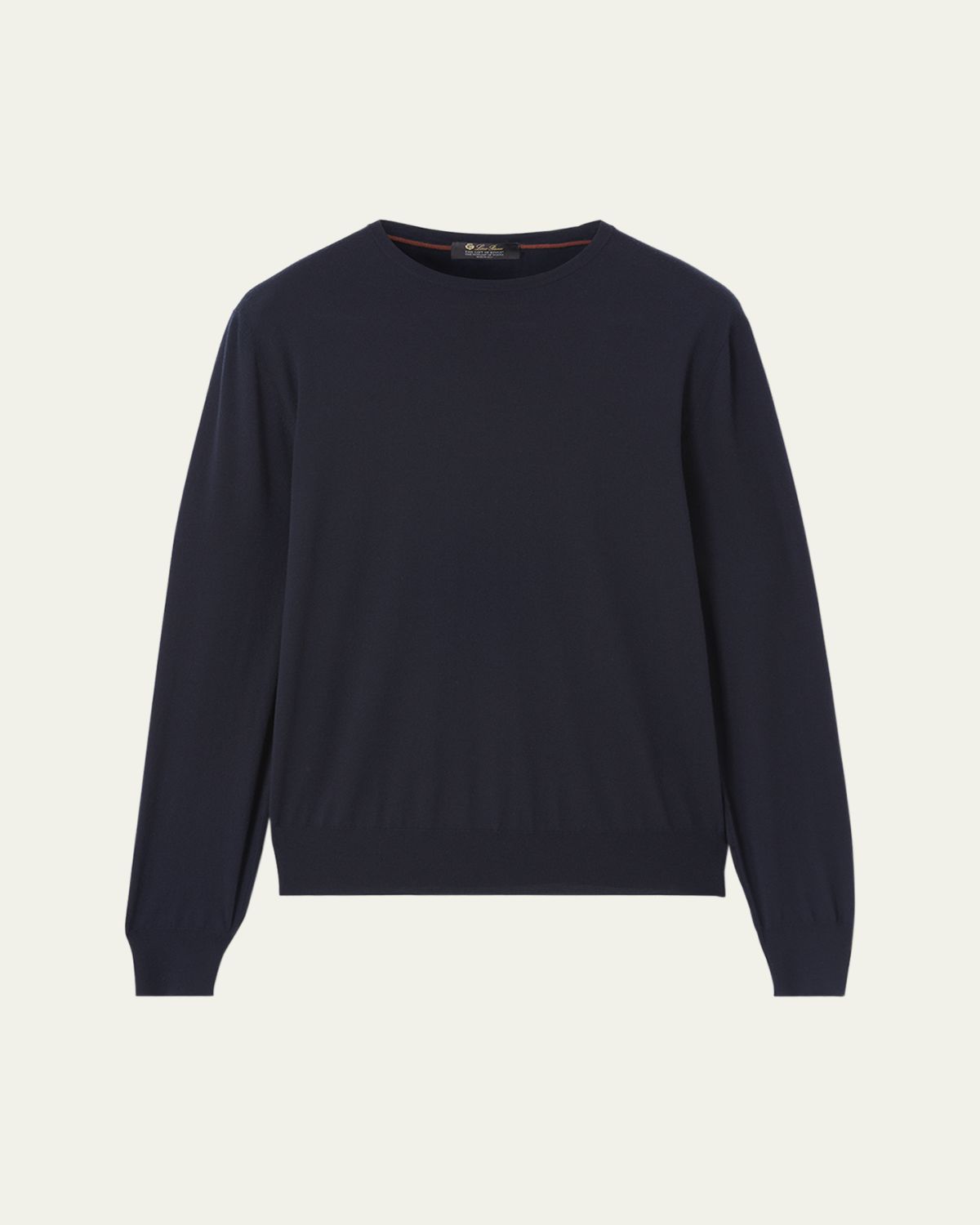 Loro Piana Men's Wool Knit Crewneck Sweater