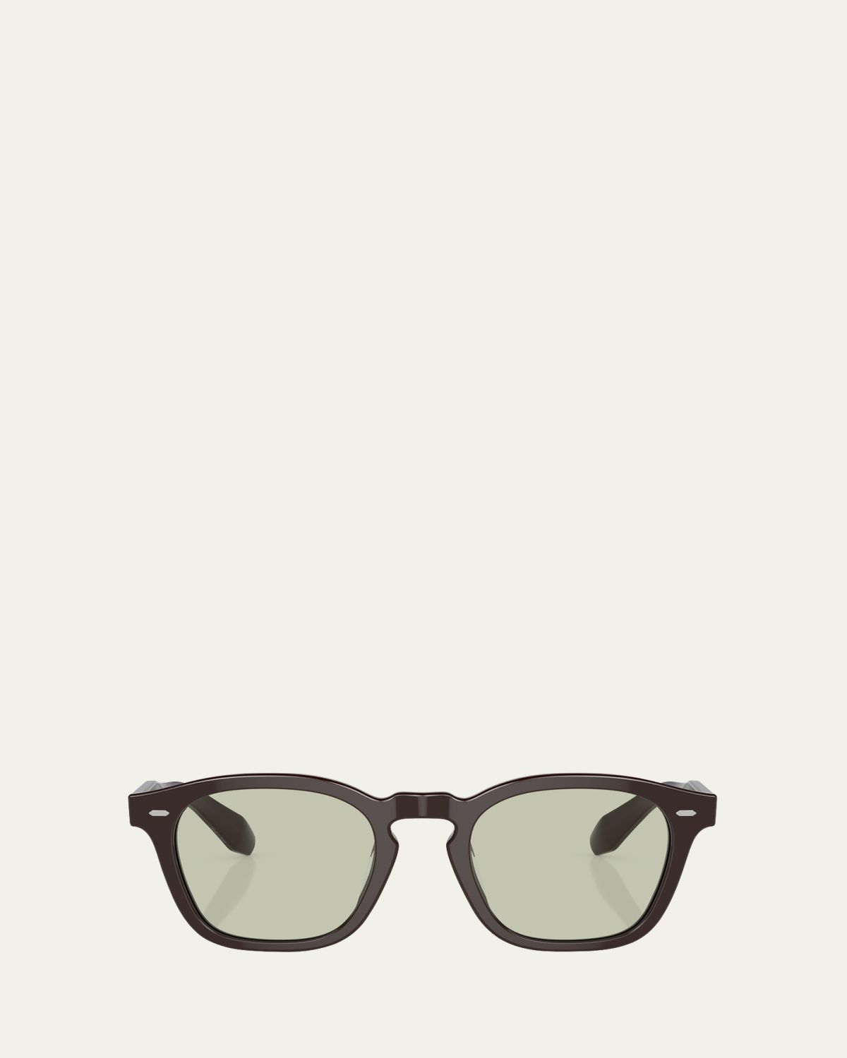 Oliver Peoples Keyhole Acetate Round Optical Glasses