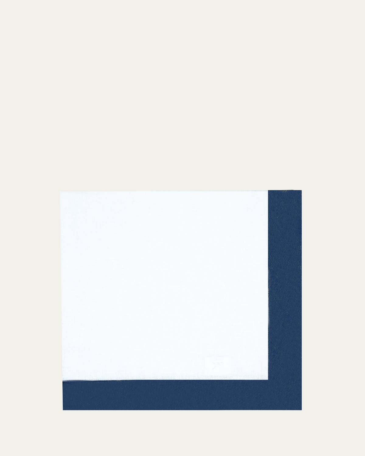 Nomi K Navy Shimmer Border Napkin