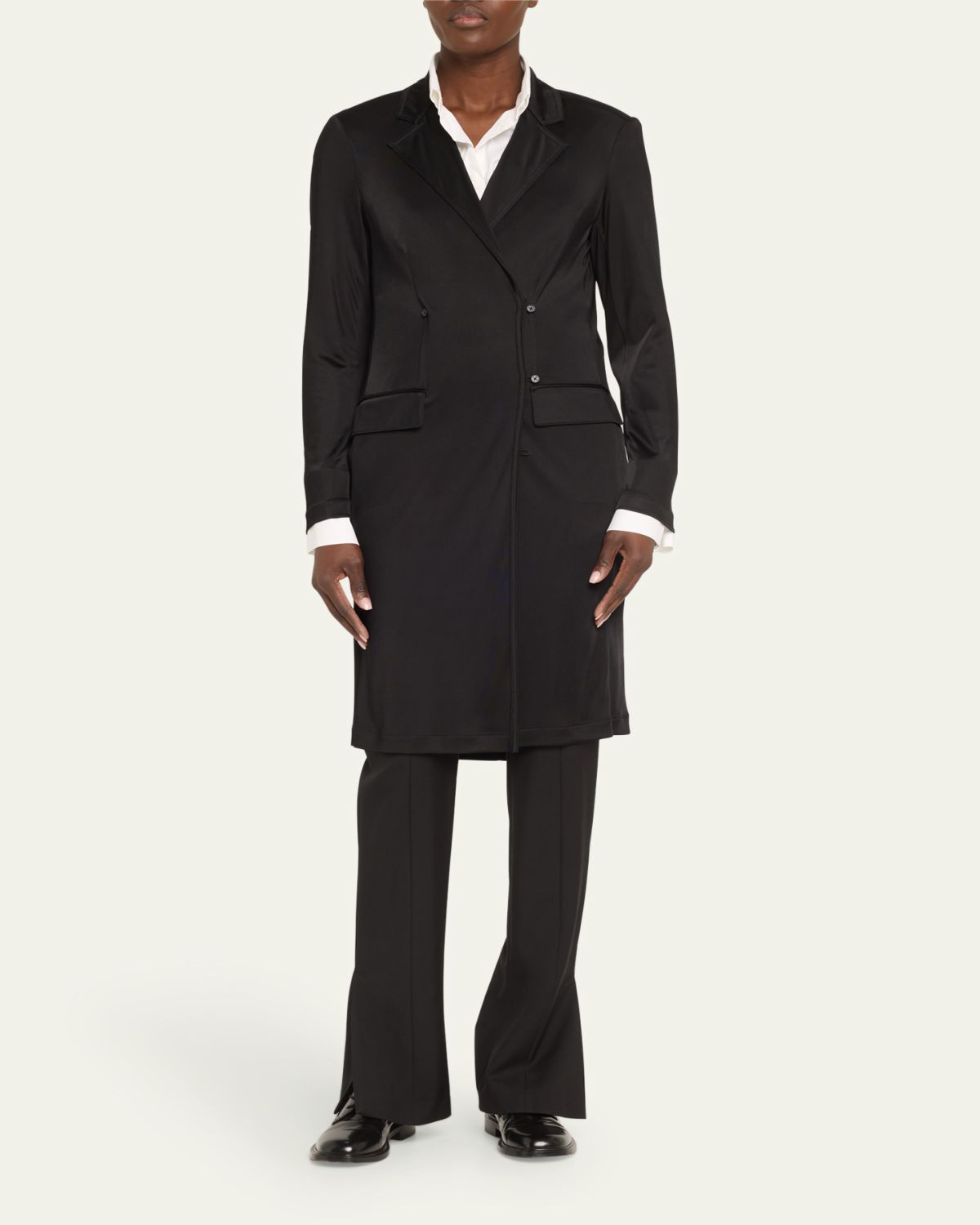 Helmut Lang Long Fluid Jacket | Thumbnail 2 Helmut Lang Long Fluid Jacket | Thumbnail 2