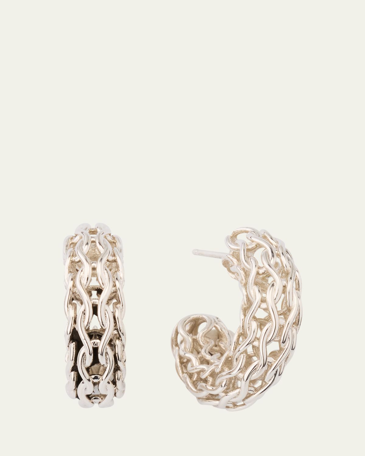 Bottega Veneta Crochet Earrings