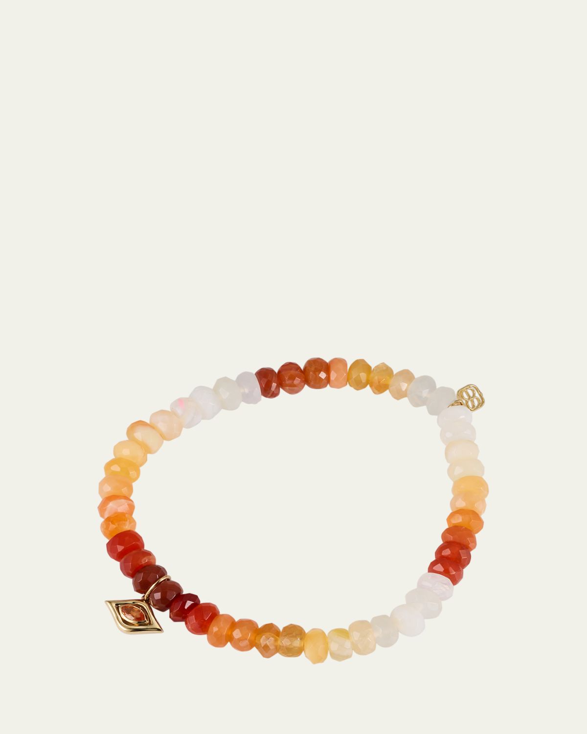 Sydney Evan Marquis Evil Eye Charm Bead Bracelet